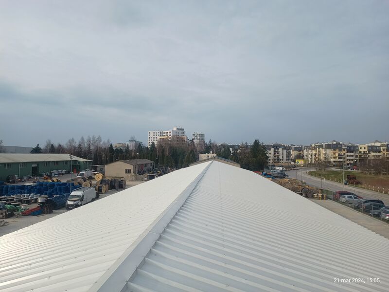 Montaż płyt warstwowych - realizacja 14